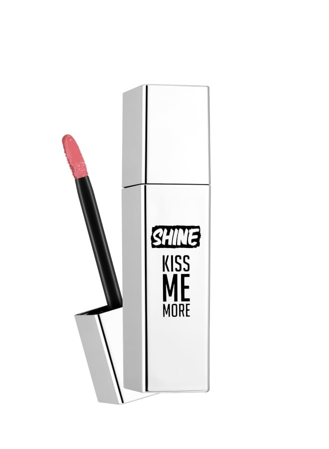 Shine Kiss Me More Liquid Lipstick – 007 Pinky Touch – High-Shine Liquid Lipstick, High Pigment, Smooth Comfortable Wear, Long-Lasting Glossy Finish 007-PINKY TOUCH