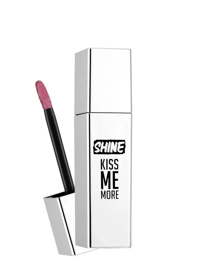 Shine Kiss Me More Long-Lasting & Shiny Finish Liquid Lipstick 008 Long Story