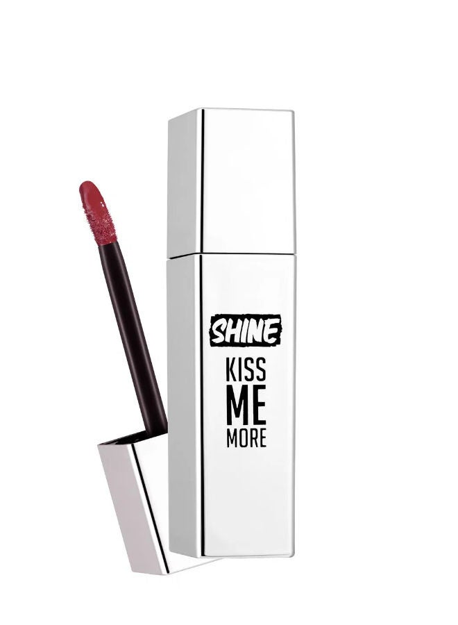 Shine Kiss Me More Long-Lasting & Shiny Finish Liquid Lipstick 010 Meet Friends
