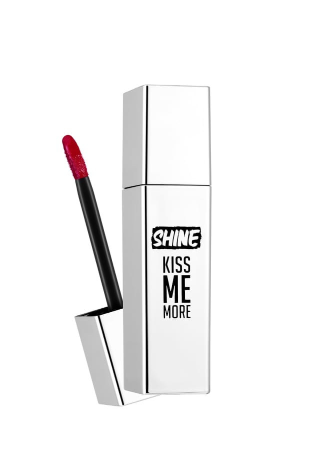 Shine Kiss Me More Liquid Lipstick – 012 Party Night – High-Shine Liquid Lipstick, High Pigment, Smooth Comfortable Wear, Long-Lasting Glossy Finish 012-PARTY NIGHT