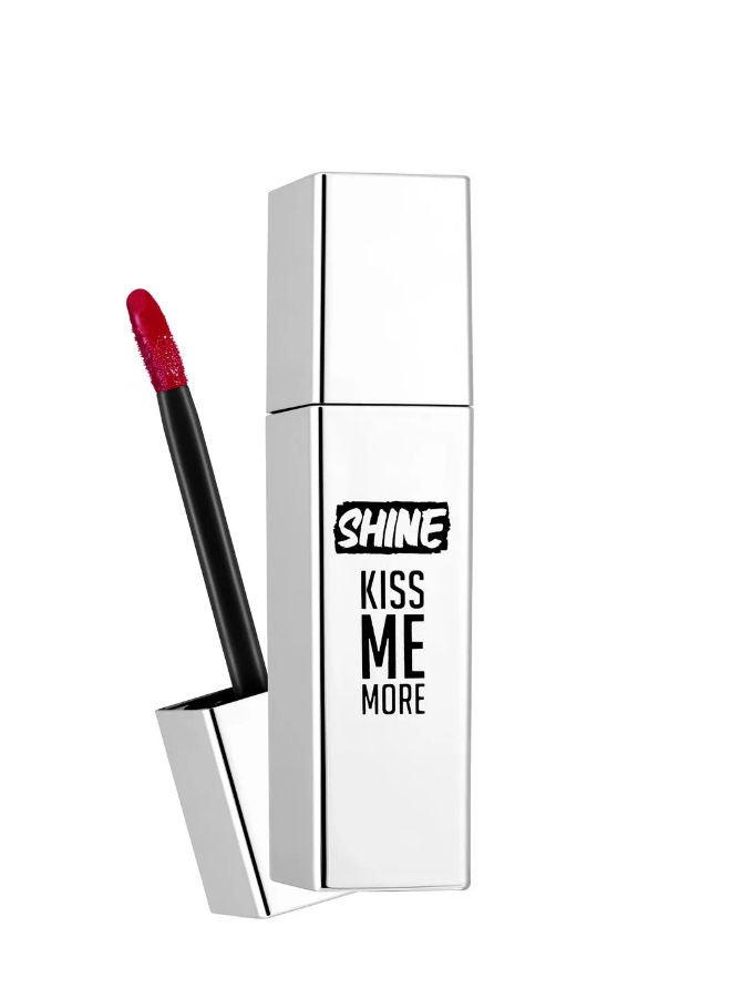 Shine Kiss Me More Long-Lasting & Shiny Finish Liquid Lipstick 012 Party Night
