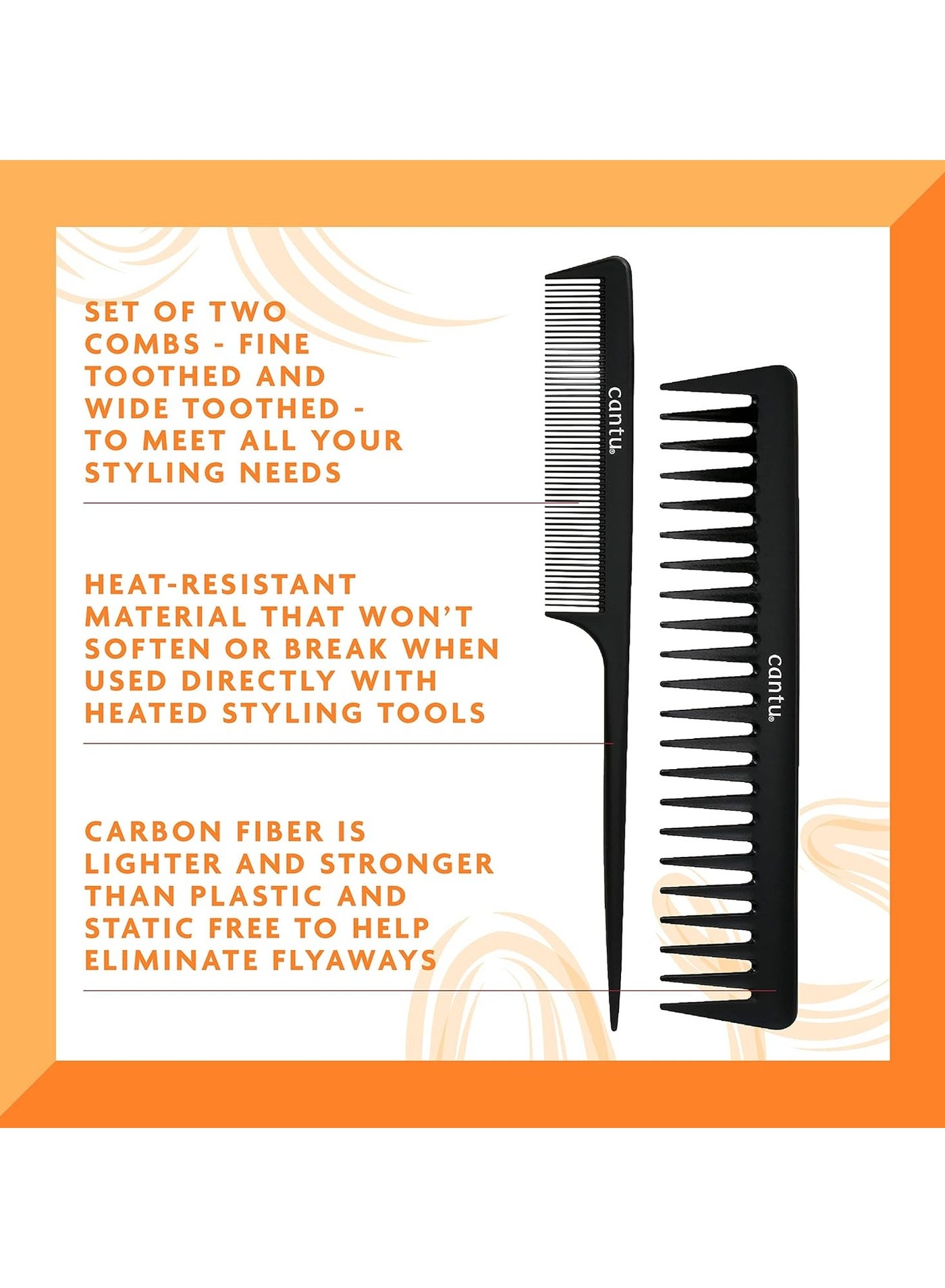 Hairdressing Combs Made Of Carbon Fibre - image 4