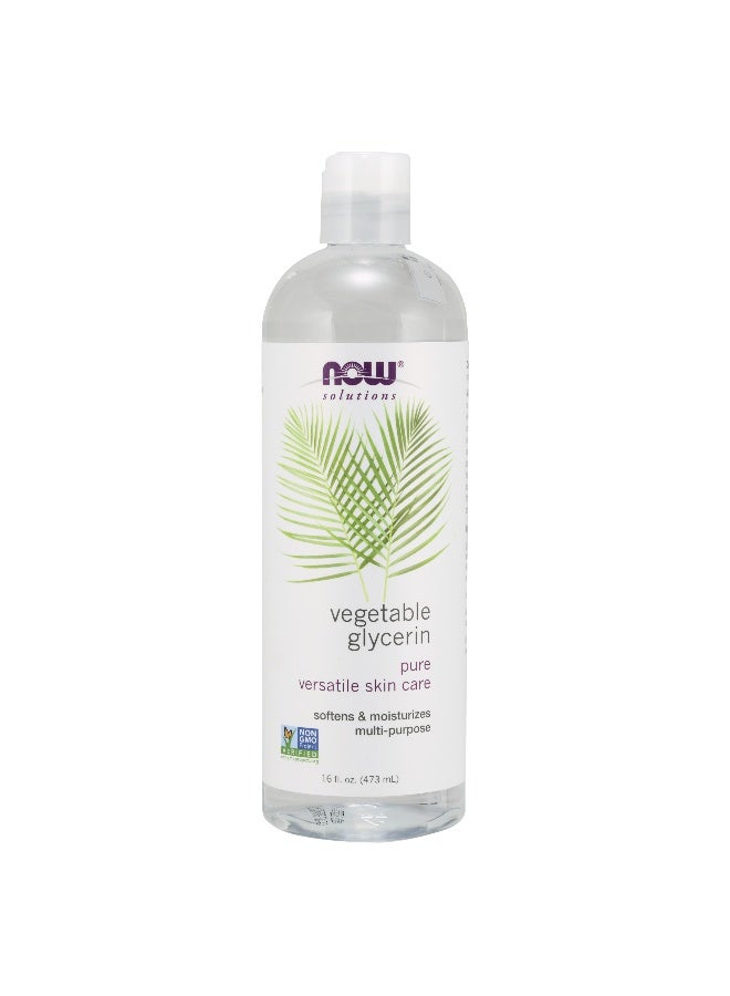 Solutions Vegetable Glycerin Oil 100% Pure 16 Fl Oz