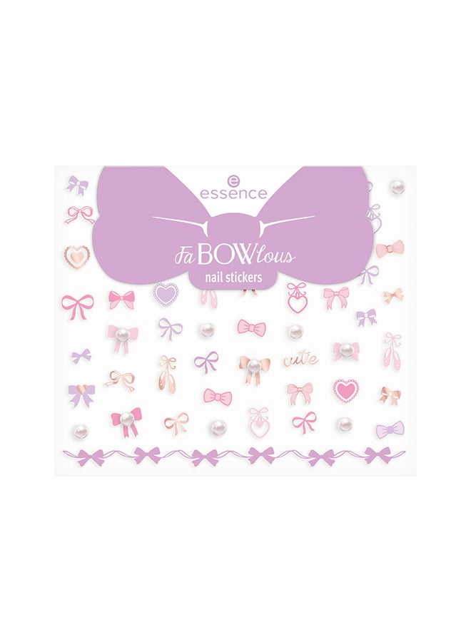 Fabowlous Nail Stickers01 Put A Bow On It!