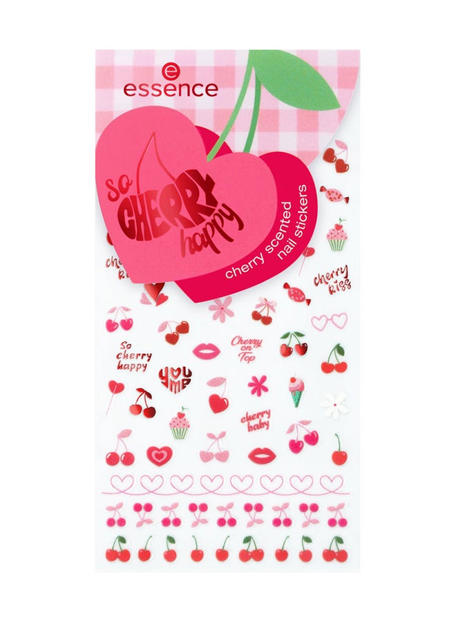 So Cherry Happy 01 cherry scented nail stickers