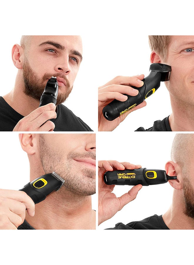 Extreme Grip 7-In-1 Multi-Grooming Trimmer For Men | High-Performance Stainless-Steel Blades | 12 Guide Combs With Adjustable Lengths (0.5Mm-11Mm) | 120 Min Runtime - 09893-417 black - image 6