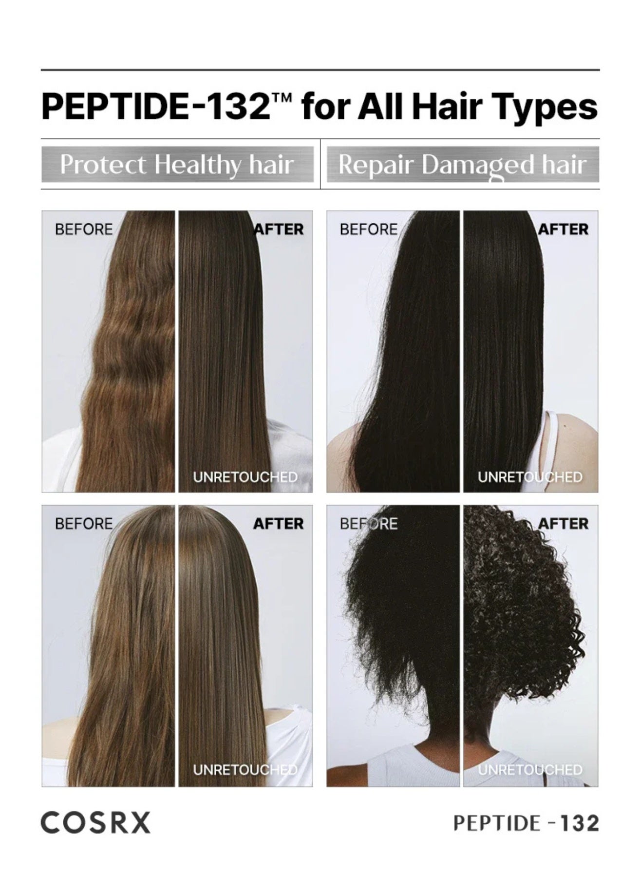 COSRX Peptide-132 Ultra Perfect Hair Bonding Shampoo – Repair & Strengthen - image 3