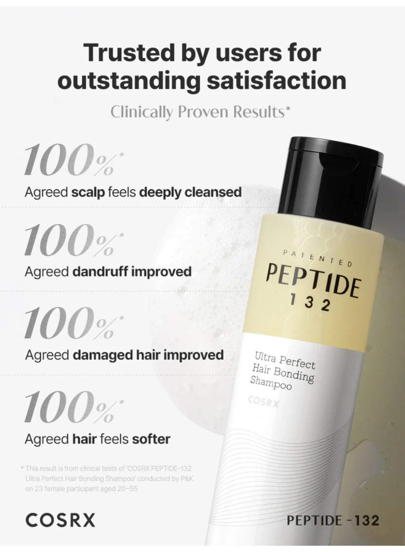 COSRX Peptide-132 Ultra Perfect Hair Bonding Shampoo – Repair & Strengthen - image 4