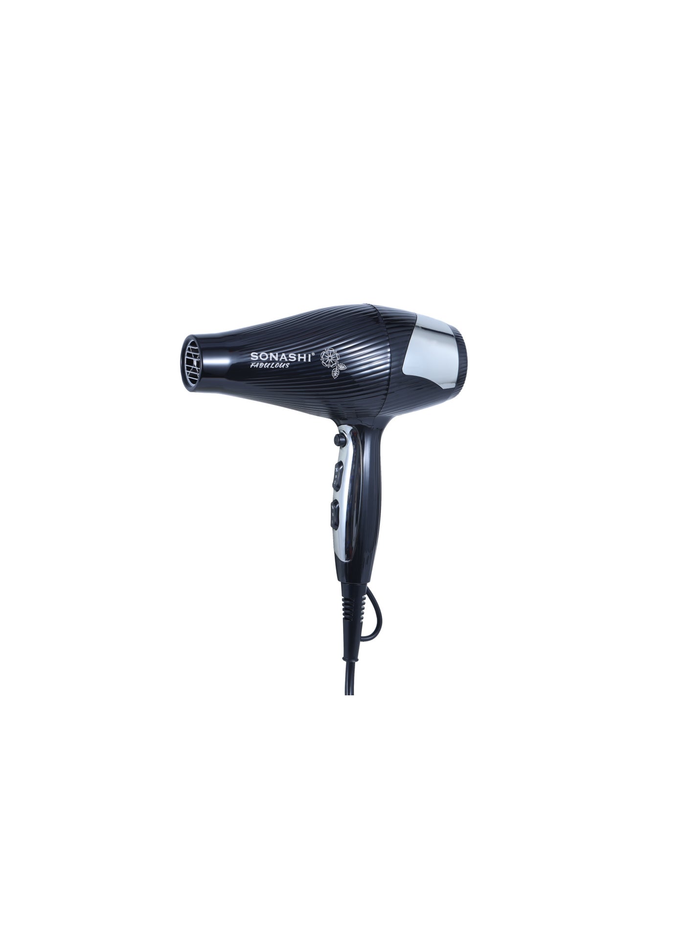 3200W Professional Hair Dryer with Cold & Hot Wind | 2 Speed & 3 Heat Settings with Cool Shot Function | AC Motor for Powerful Performance | Adjustable Airflow & Temperature Control | SHD-3055 Black/Silver - image 3