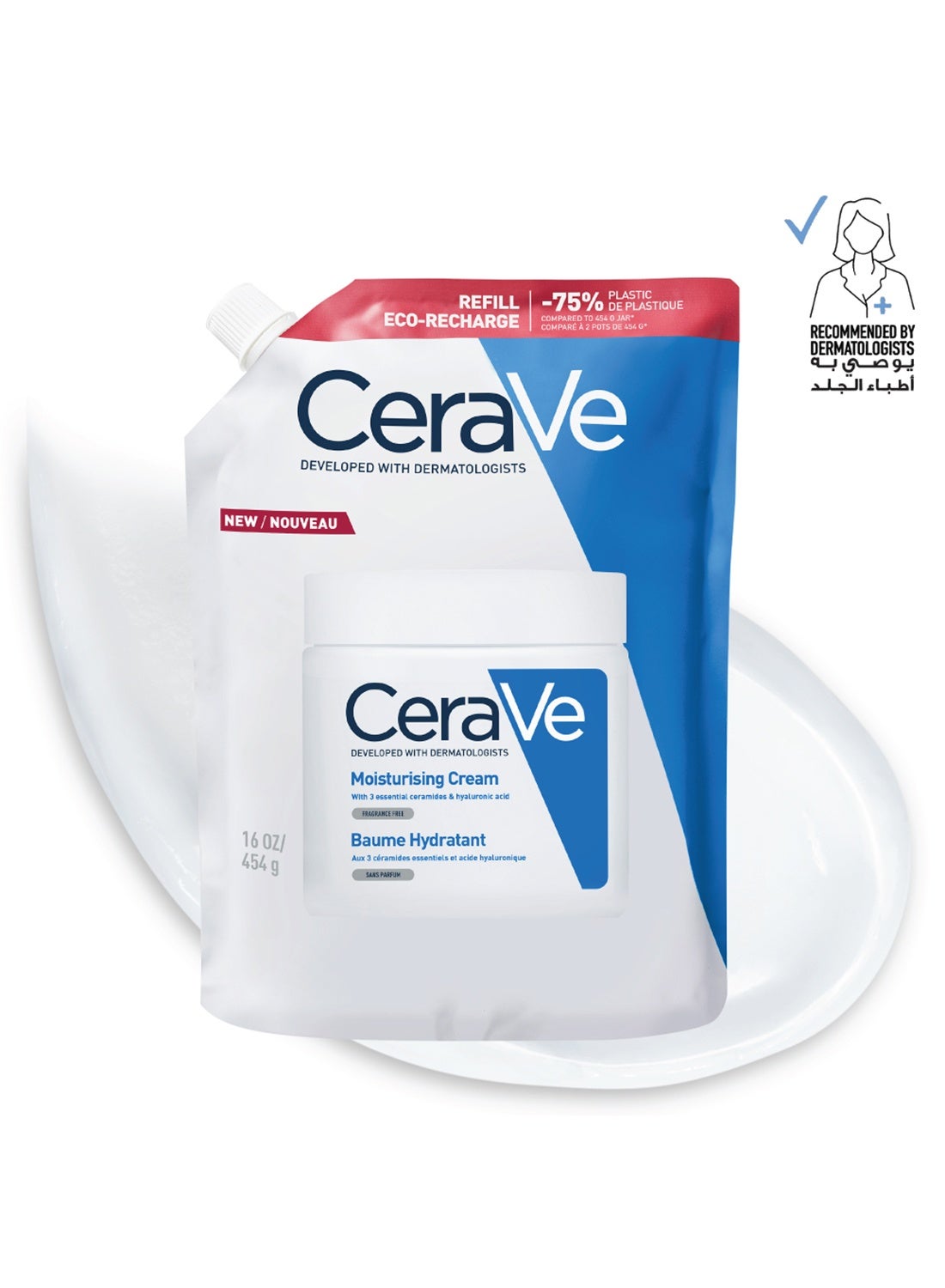 Moistrising Cream Refill 454g - image 3