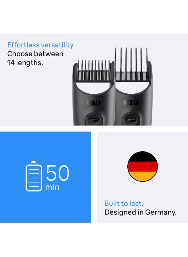 Braun All-in-One Series 3, 4in1 Grooming Kit, Ultra Sharp Blade, 14 Lengths, AIO3500 - image 5