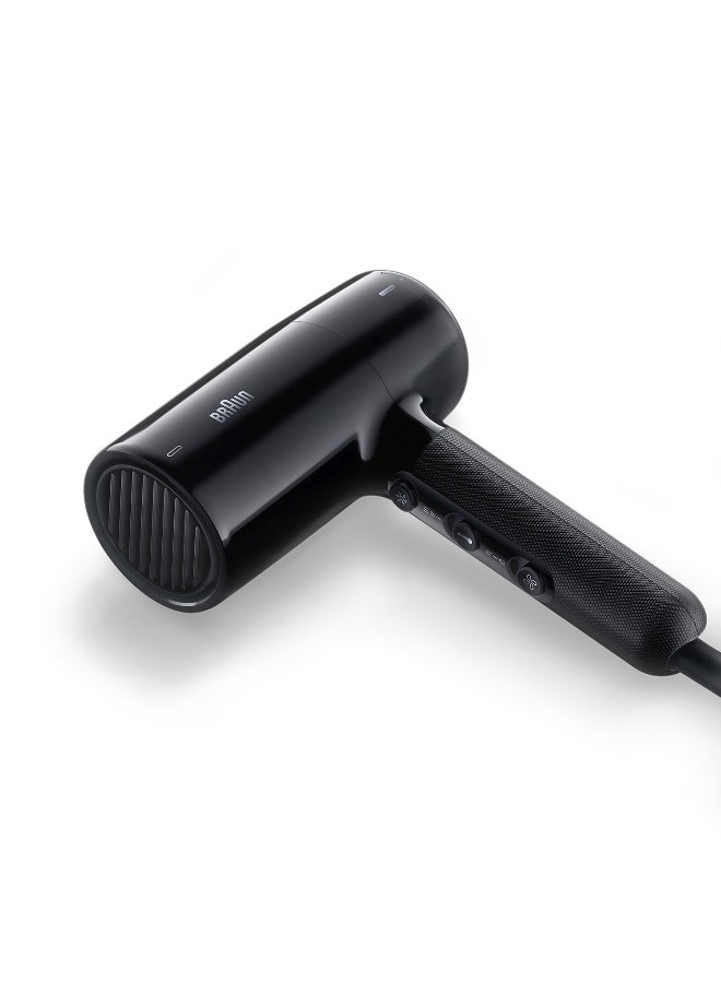 Hair Dryer 2000 W, 3 Temp and 2 Speed Settings, Concentrator Nozzle, Pivot Cord Guard, Cleaning Brush BRHD200SDE Black black - image 2