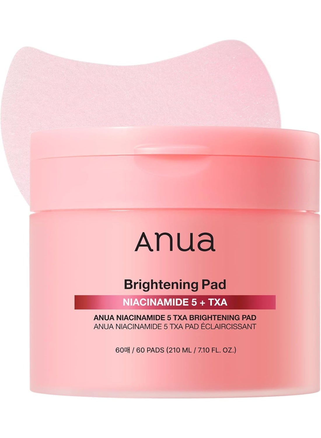 Anua Niacinamide 5 TXA Toner Pads - Hydrating Facial Care for Evening Skin Tone & Daily Radiance Care (210 ml, 60 Pads) 60 PadsNone