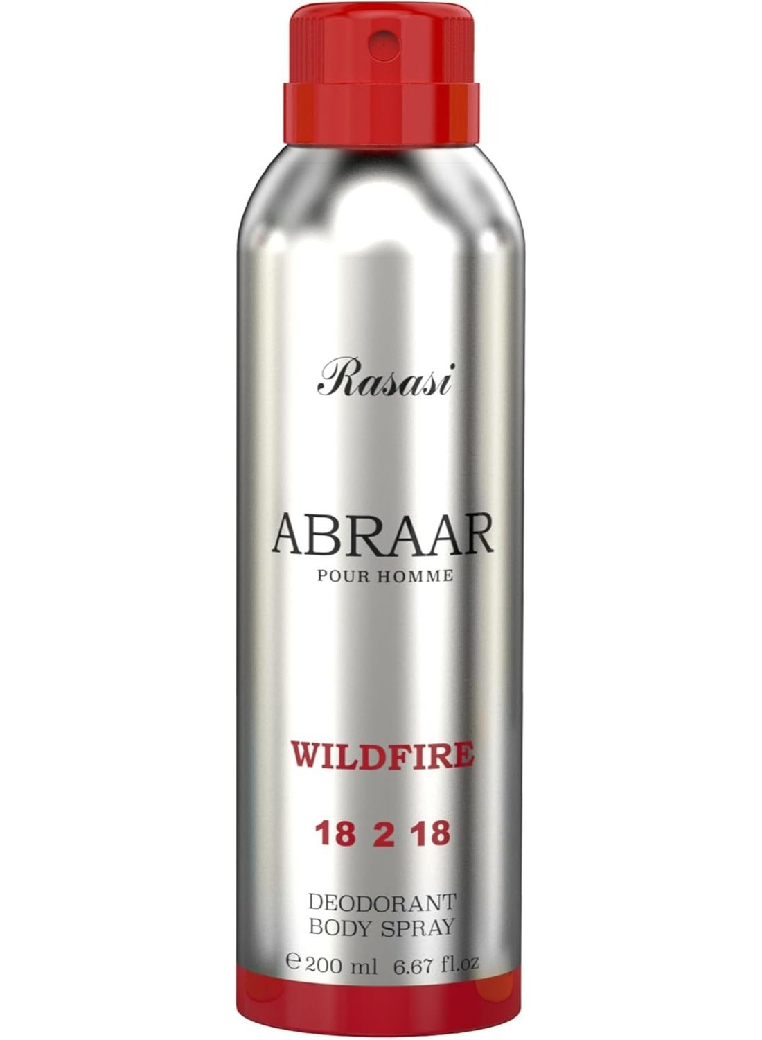 Abrar Red Wildfire Deo Spray for Men 200ml