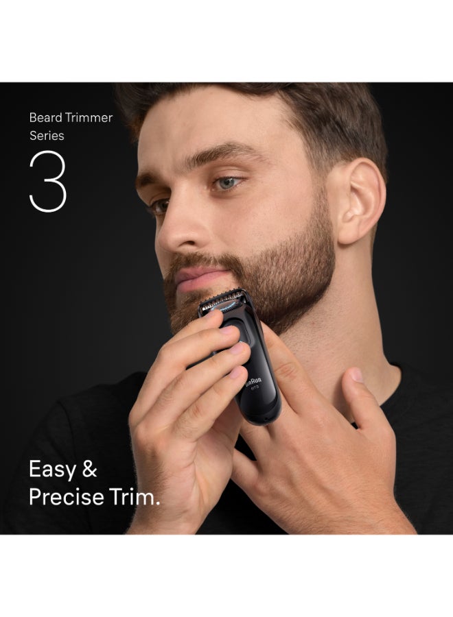 Braun Beard Trimmer Series 3, +2 Styling Tool, 20 Lengths, BT3500 Black - image 2