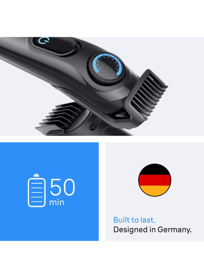 Braun Beard Trimmer Series 3, +2 Styling Tool, 20 Lengths, BT3500 Black - image 6
