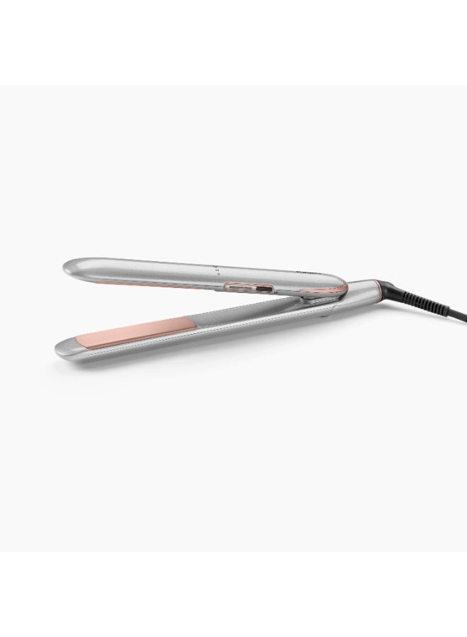 Cosmos Styler Smooth Sleek Hair Straightener with 25mm Ceramic Plates, Fast Heating with 3 Heat Settings 180–235°C, Multi-Voltage Use, (ST260SDE) Grey