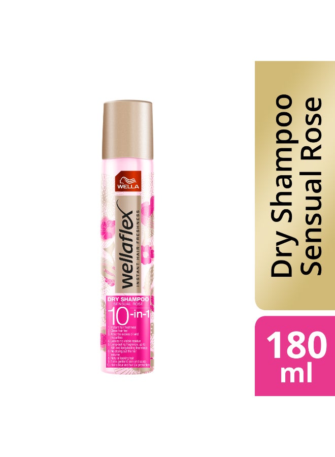 Dry Shampoo – Volumizing, Oil Absorption, UV & Color Protection - Sensual Rose 180ml