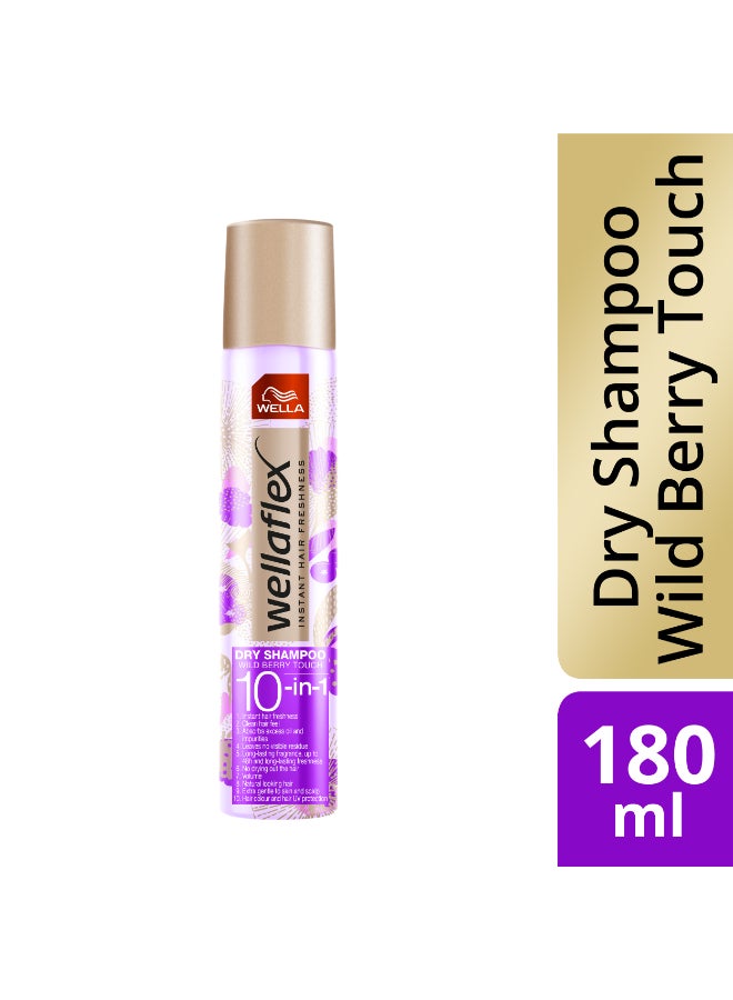 Dry Shampoo – Volumizing, Oil Absorption, UV & Color Protection - Wild Berry Touch 180ml