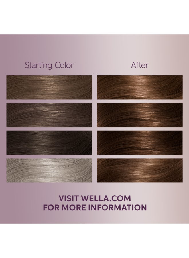 Koleston Deluxe - 0% Ammonia, 100% Grey Coverage, with Hyaluronic Acid, Up to 8 weeks long-lasting & shinier* color – 5/3 Light Golden Brown Packaging may vary 5.3 Light Golden Brown 152ml - image 3