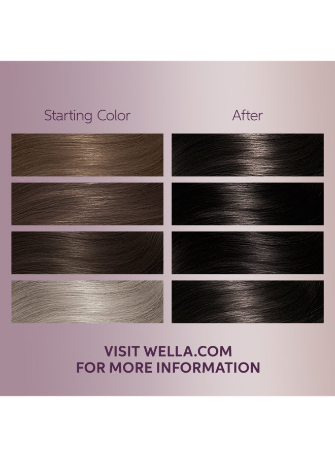 Koleston Deluxe - 0% Ammonia, 100% Grey Coverage, with Hyaluronic Acid, Up to 8 weeks long-lasting & shinier* color – 2/0 Black Packaging may vary 2 Black 152ml - image 3