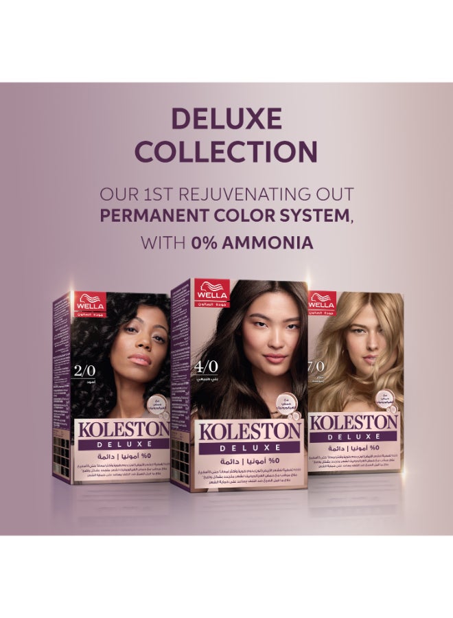 Koleston Deluxe - 0% Ammonia, 100% Grey Coverage, with Hyaluronic Acid, Up to 8 weeks long-lasting & shinier* color – 4/63 Dark Rose Medium Brown Packaging may vary 4.63 Dark Rose Medium Brown 152ml - image 6
