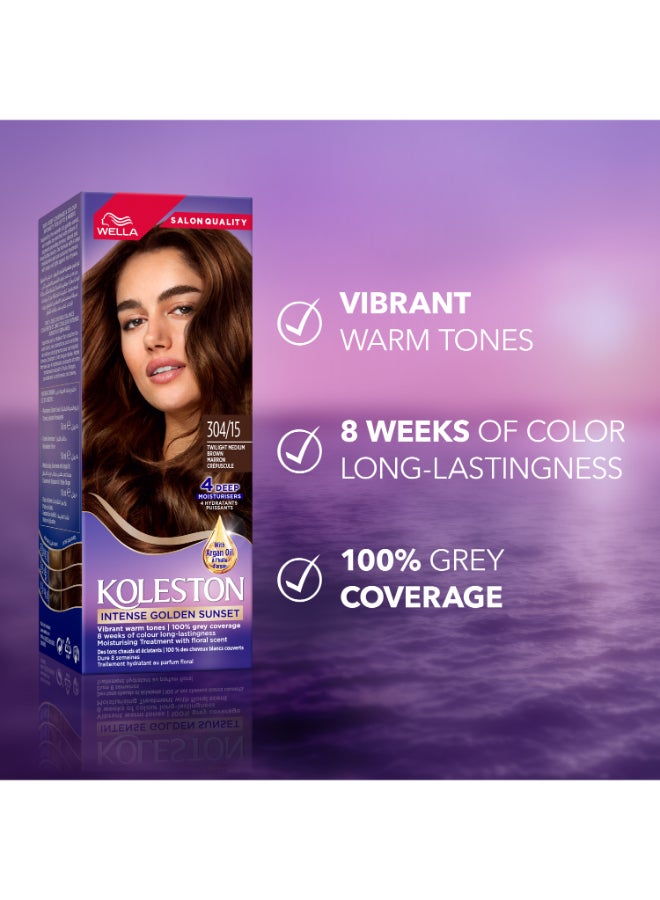 Koleston Intense – Long-Lasting, Vibrant Hair Color with 100% Grey Coverage and Argan Oil – 306/374 Chocolate Sunset 110ml - image 4