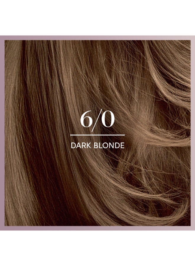 Koleston Deluxe - 0% Ammonia, 100% Grey Coverage, with Hyaluronic Acid, Up to 8 weeks long-lasting & shinier* color – 6/0 Dark Blonde Packaging may vary 6 Dark Blonde 152ml - image 2
