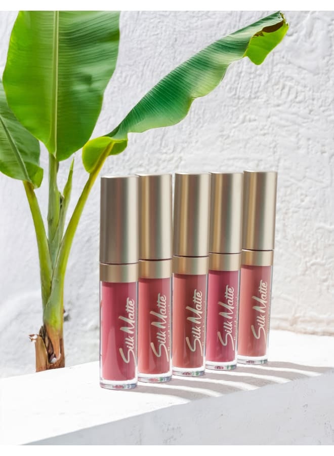 Silk Matte Liquid Lipstick – 012 Terracotta – High-Pigment Ultra Matte Finish, Long-Wear Comfort, Nourishing Oils, Velvety Smooth Look 012-TERRACOTTA - image 7