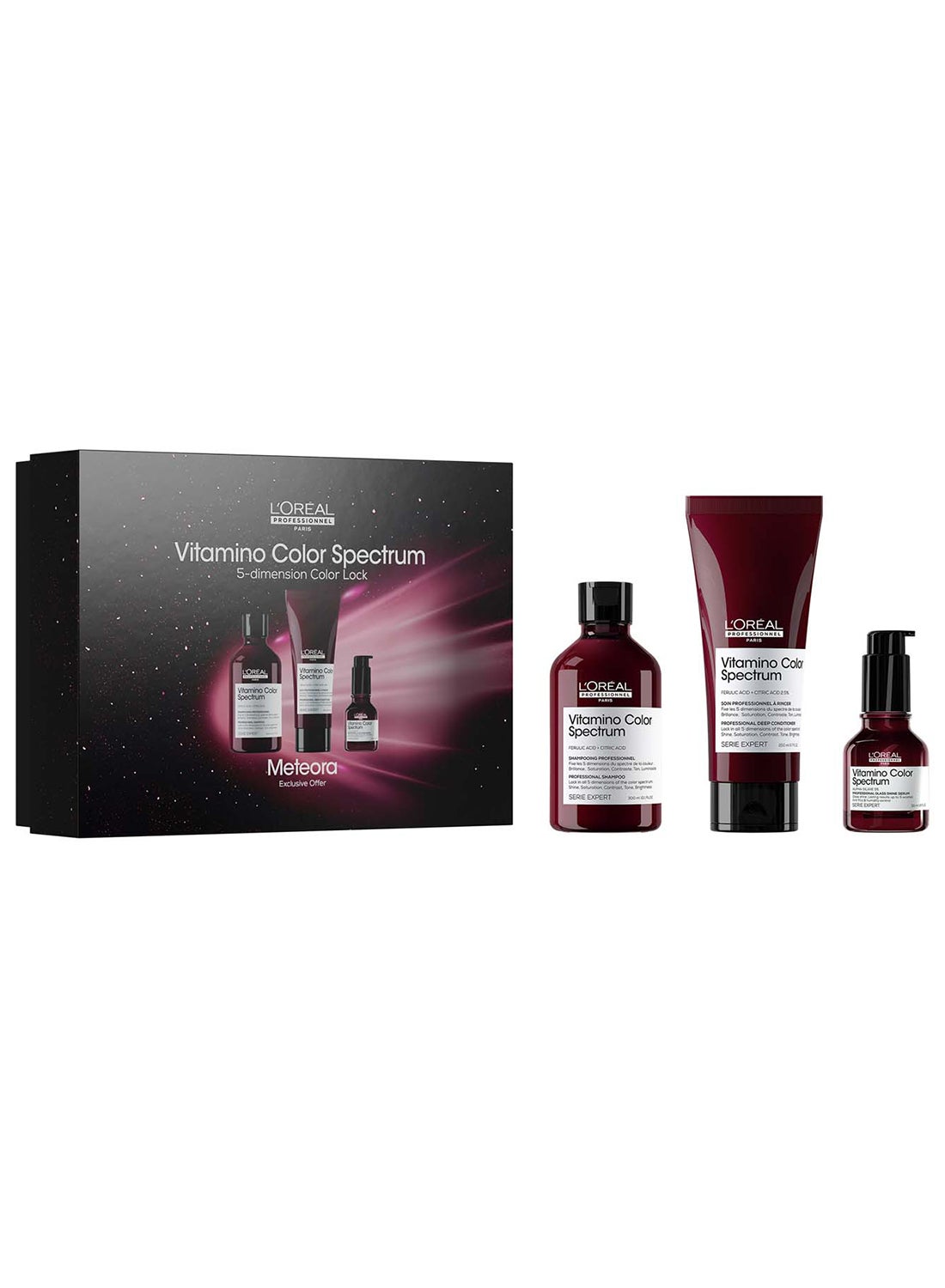 Vitamino Color Spectrum End of Year Trio Set 2025 - Shampoo + Conditioner + Serum 300+200+50ml