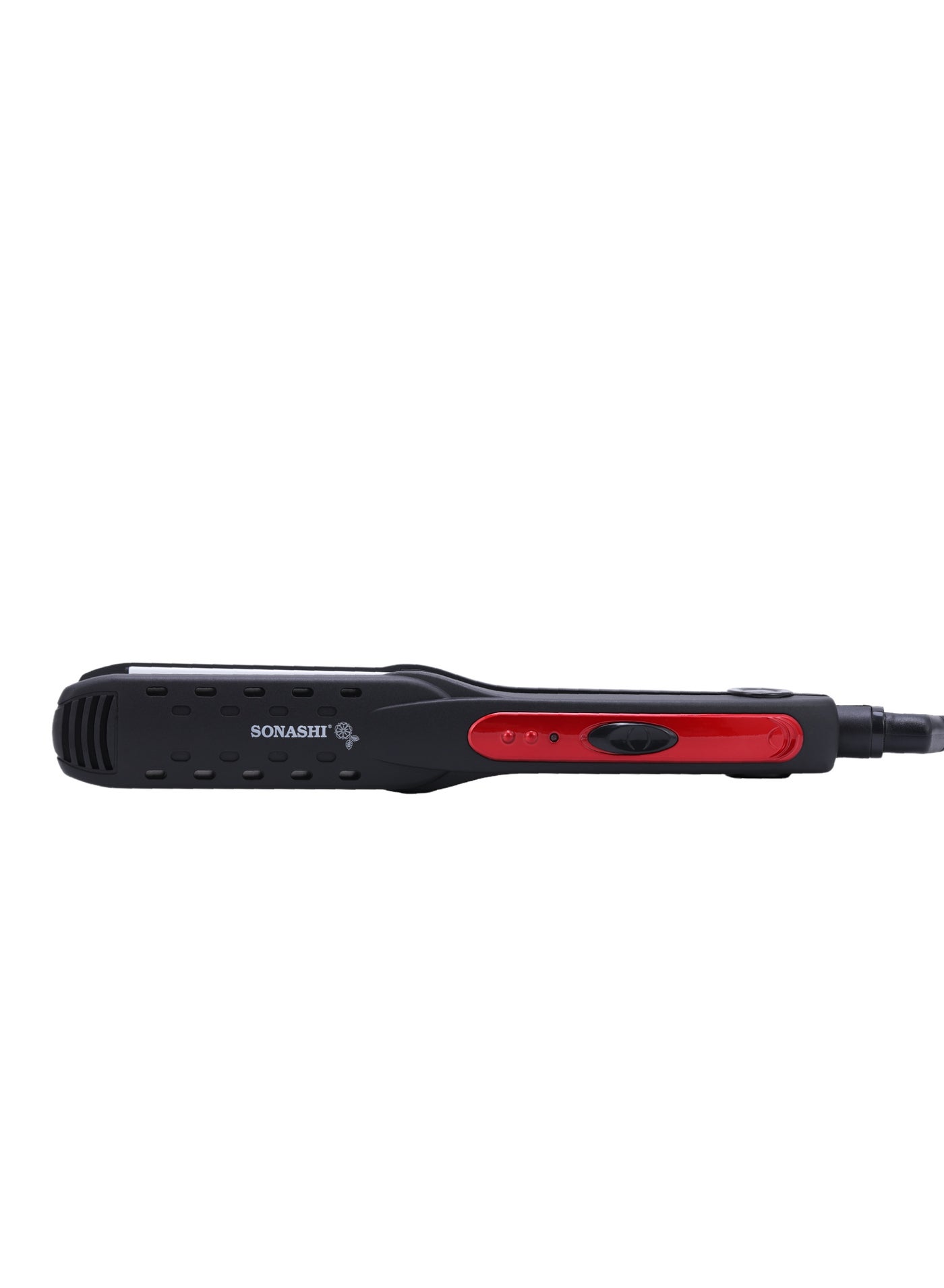 Hair Straightener | 45W Ceramic Coated Plates for Smooth Styling | LED Light Indicator | Cut-Off Temperature Control | Anti-Slip Handle with Lock | 220–240V, 50/60Hz | Personal Care Appliance | SHS-2095 Black/Red - image 4