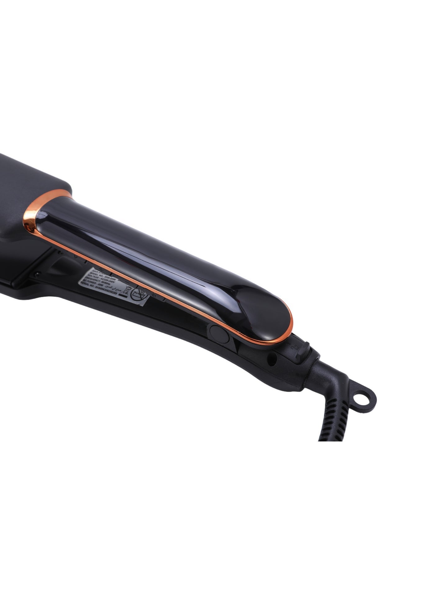 Hair Straightener – Max Temperature up to 230°C | Ceramic Coating Plates | PTC Heating On/Off Switch | Temperature Control with LED Display | 360° Swivel Cord | 80W, 220–240V, 50/60Hz | SHS-2096 black - image 4