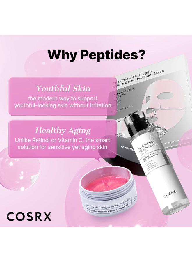 Peptide Collagen Hydrogel Eye Patch for Puffy Eyes and Dark Circles - 60 Patches Peptide Eye Patch - image 4