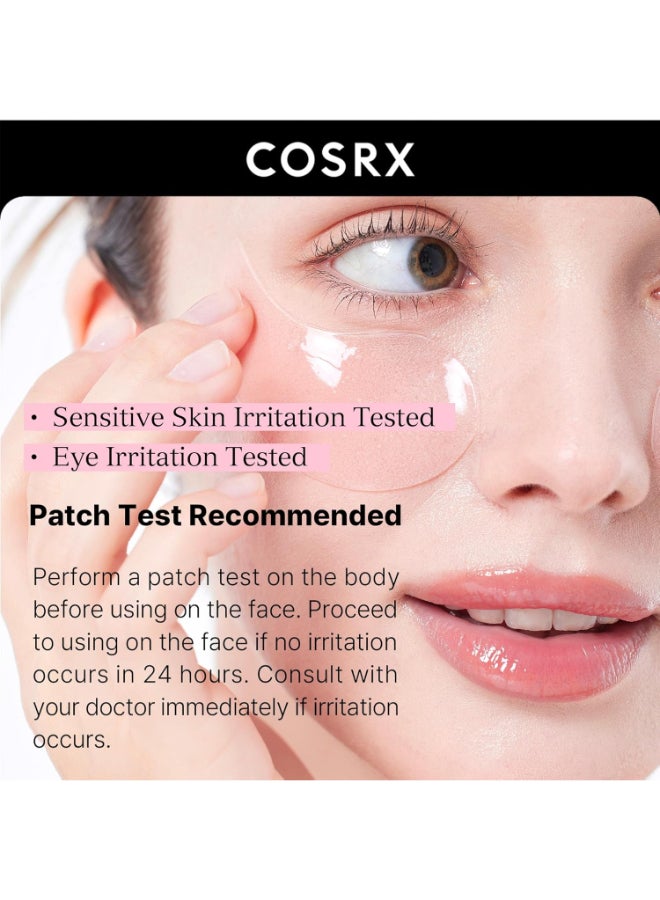 Peptide Collagen Hydrogel Eye Patch for Puffy Eyes and Dark Circles - 60 Patches Peptide Eye Patch - image 7