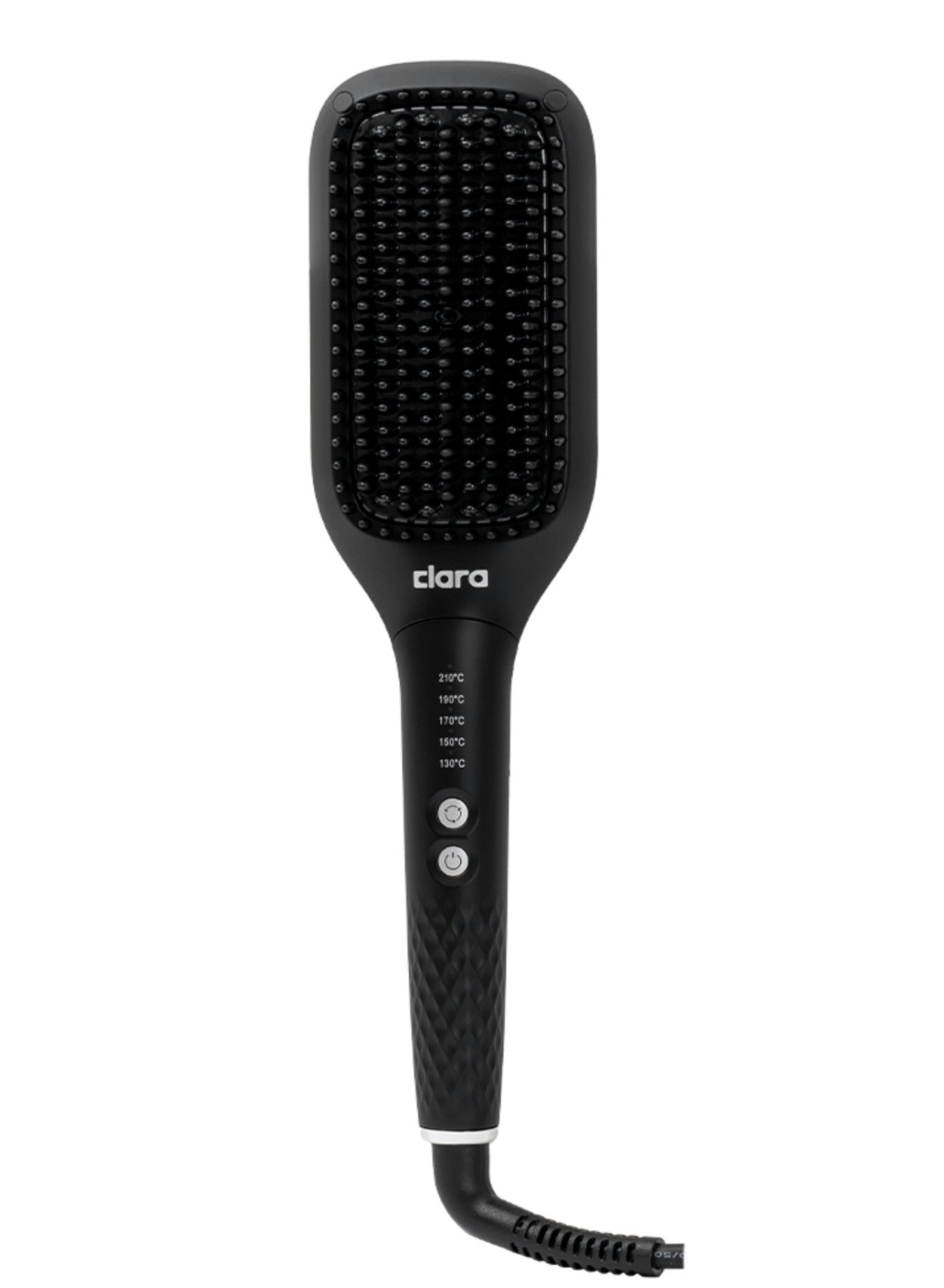 Sleek Hot Brush Large Thermal Hair Brush, Negative Ion Anti-Frizz Hair Straightening Brush, 5 Heat Settings, Auto Shut-Off 45 Min, 360° Swivel Cord, Type G Plug, 560W, Black