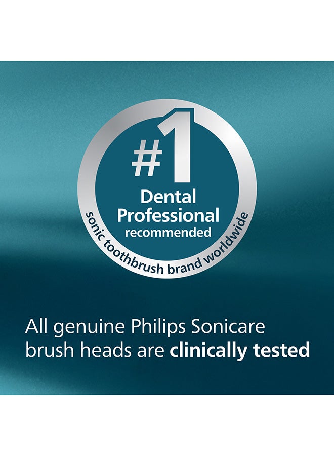 Philips Sonicare C1 ProResults sonic toothbrush heads, Medium Soft. Includes 4 Brush Heads, white colour. white - image 5