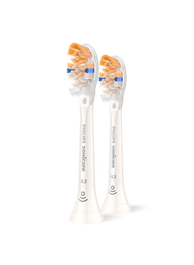 Philips Sonicare A3 All in One sonic toothbrush heads, Soft. Includes 2 Brush Heads, white colour. white 30 Gram - image 2