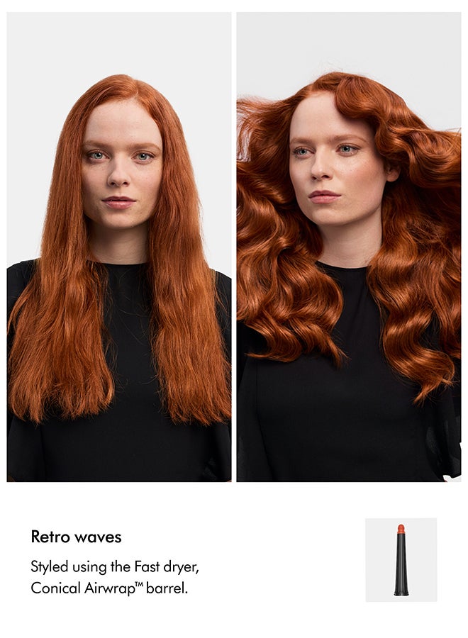 Dyson Airwrap™ i.d.  multi-styler and dryer Straight+Wavy | Ceramic Apricot 308F T1 T2 | 2 years Dyson Warranty Ceramic Apricot - image 6