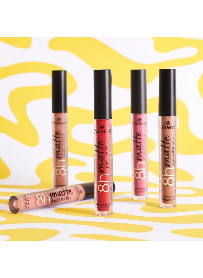 8H Matte Liquid Lipstick 01 Cinnamon Spice - image 9