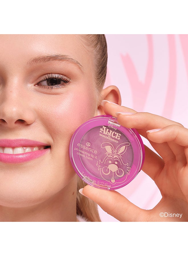 Disney Alice In Wonderland Ph-Reacting Lip & Cheek Balm 01 Team Fun - image 3