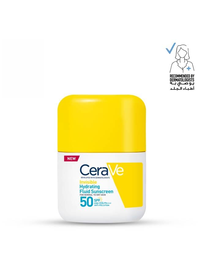 CeraVe Invisible Hydrating Fluid Sunscreen SPF50 50ml