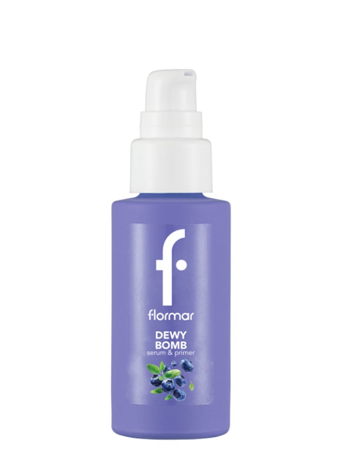 Dewy Bomb Serum & Primer purple