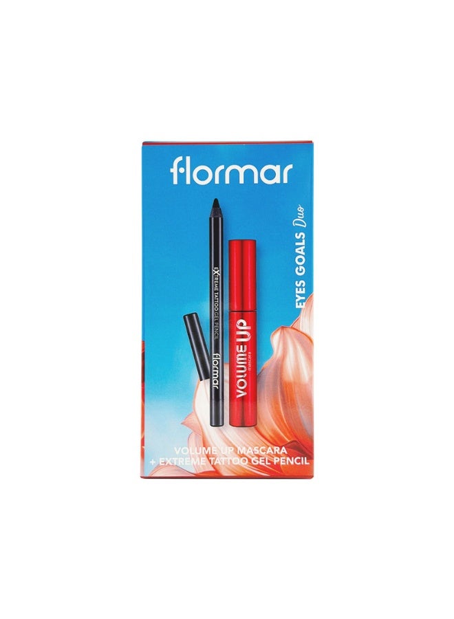 Volume Mascara + Tattoo Gel Pencil multicolour