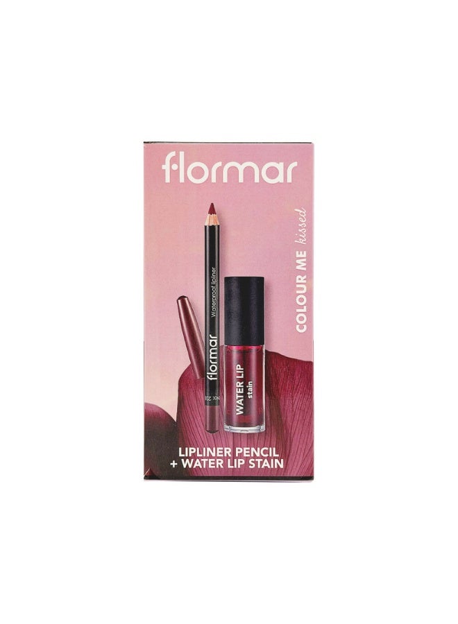 Lip Stain + Lip Liner Combo Pack multicolour