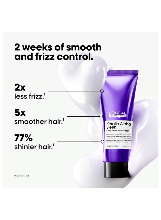 L'Oréal Professionnel Keratin Alpha Sleek Smooth Smoothing Treatment 200ml 200ml - image 2