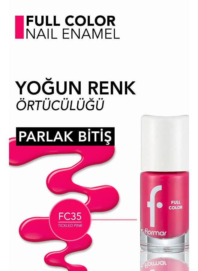 Full Color Ultra High Pigment & Shiny Finish Nail Polish 35 Tickled Pink - image 4