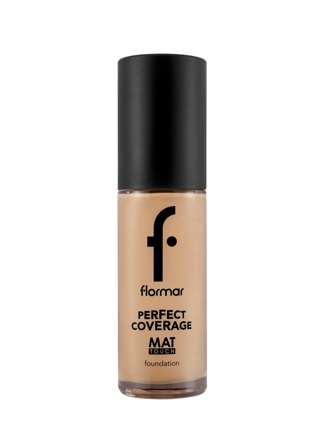 Perfect Coverage Mat Touch Foundation – 322 Beige – Matte Finish Foundation, Shine Control, High Coverage Look, Smooth Skin Appearance 322-BEIGE NP