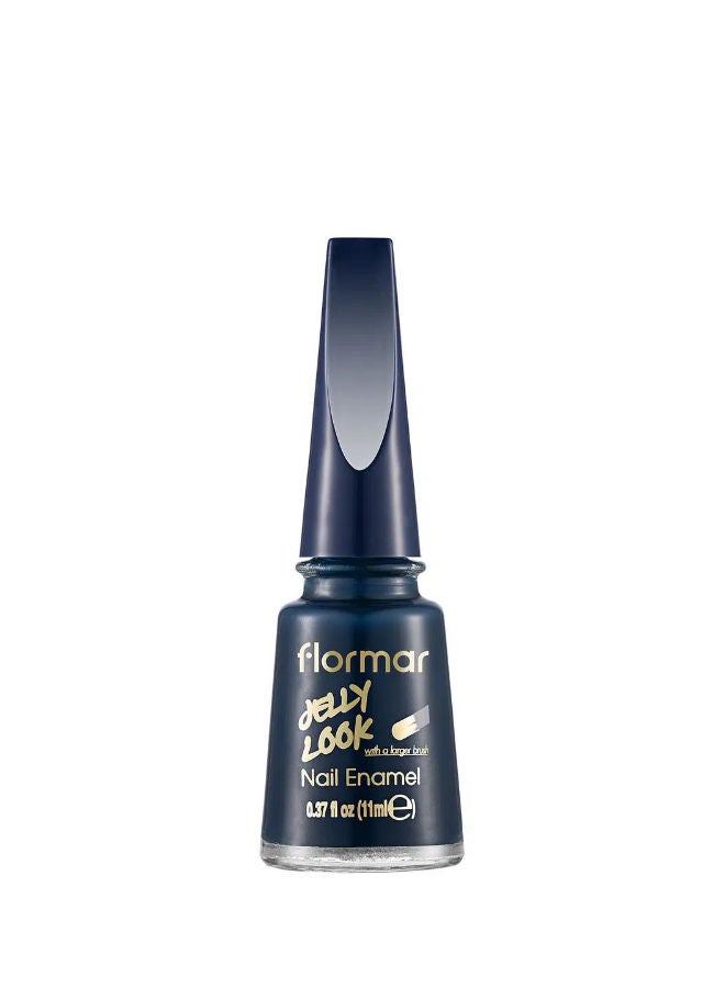 Jelly Look High Pigment & Shiny Finish Gel Look Nail Polish 18 Ocean Blue