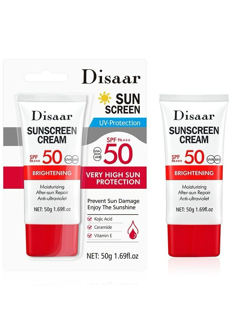 Sunscreen Cream Brightening Very High Sun Protection SPF 50 PA+++ 50 g