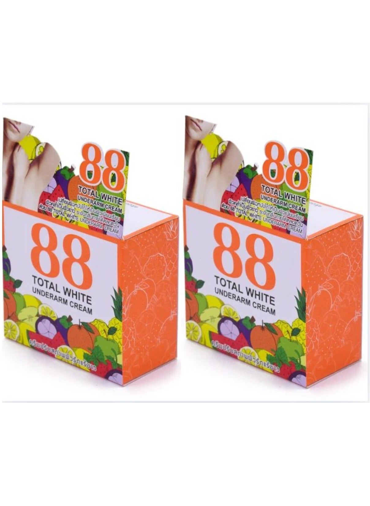88 Total White Underarm Cream 35g 2PC
